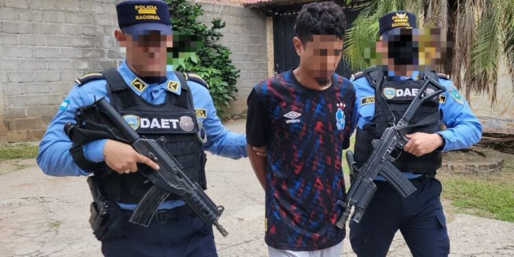 Capturan a presunto gatillero de la MS-13 conocido como “El Brayan” por el delito de homicidio