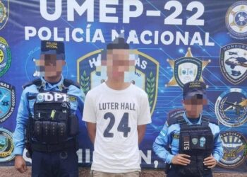 Capturan aun cipote de 17 años en posesión de potente fusil de uso prohibido en Protección