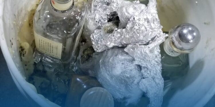 DLCN detecta encomienda con presunta marihuana durante inspección canina en depósito aduanero