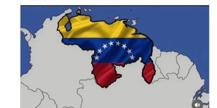 Gobernadores chavistas publican el mapa de Venezuela con su bandera en respuesta a Trump