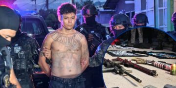 Armado “hasta los dientes” cae pandillero en Chamelecón