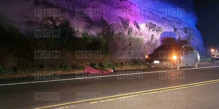 Atropellado muere hombre en Monte Redondo, carretera a Olancho | Móvil Emergencia TGU