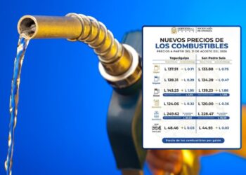¡Trancazo! Diésel sube casi dos lempiras el próximo lunes; las gasolinas bajan centavos