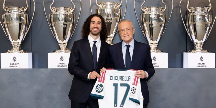 Cucurella es presentado como nuevo jugador del Real Madrid