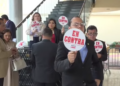 ¡Rebelión en el Congreso! Diputados de Libre salen a protestar “en contra” de las reformas energéticas
