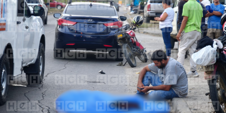 ¡Tragedia en segundos! Rastra arrolla a motociclista y le quita la vida en San Pedro Sula
