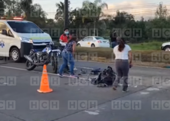 ¡Un segundo cambió todo! Muere motociclista tras sufrir aparatoso accidente vial en Siguatepeque