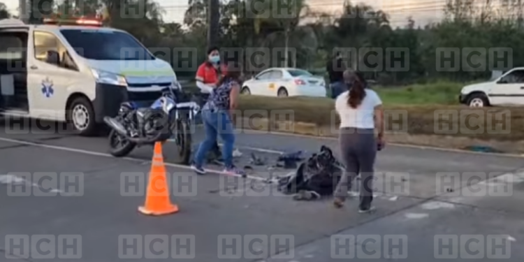 ¡Un segundo cambió todo! Muere motociclista tras sufrir aparatoso accidente vial en Siguatepeque