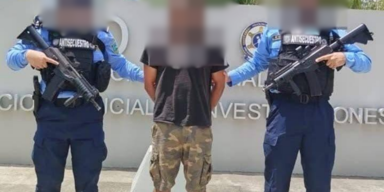 Capturan a “El Peludo” supuesto integrante del Cártel del Diablo acusado de secuestro en el que exigía tres millones de lempiras