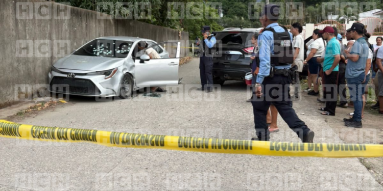 ¡Pasconeados con una lluvia de plomo! Dos personas pierden la vida tras fuerte tiroteo en El Porvenir, Atlántida