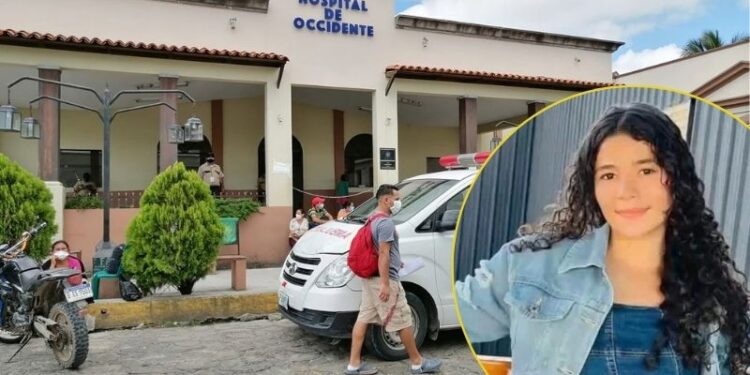 La joven Samira Yolibeth Galdámez Roque, de 21 años, murió en el Hospital de Occidente