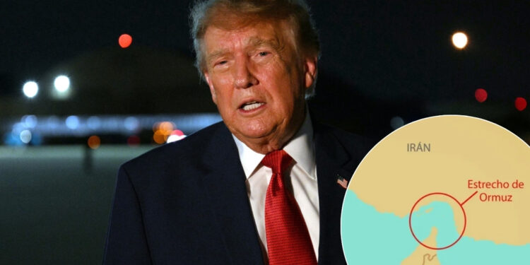 Donald Trump asegura control total del Estrecho de Ormuz