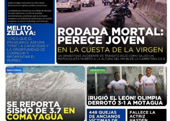 Portada HCH lunes 17 de agosto de 2026 Edición Matutina
