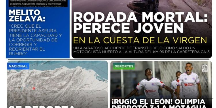 Portada HCH lunes 17 de agosto de 2026 Edición Matutina
