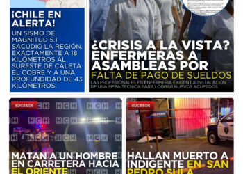 Portada de HCH jueves 20 de agosto de 2026, edición matutina