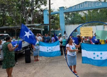 “Fuera ñangaras”: Bases nacionalistas se toman Promdeca exigiendo empleo al alcalde capitalino
