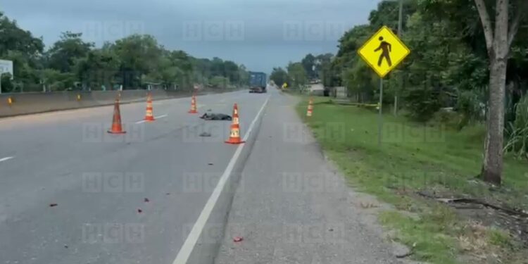 ¡Tragedia! Hombre con epilepsia escapa de su casa y muere atropellado en la CA-5, Yojoa