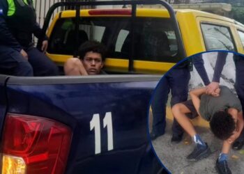 ¡Poshito! Asaltante quedó triste en la patrulla tras ser capturado con celular robado
