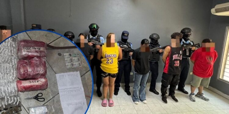 ¡Golpe a la MS13! Caen siete integrantes con armas y una millonaria cantidad de droga en Villanueva