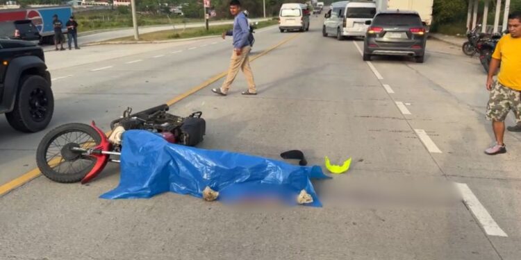 ¡Cuando iba a trabajar! Motociclista perece arrollado por carro “fantasma” en Quimistán