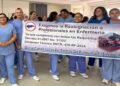 ¡Con diversas demandas! En huelga permanecen enfermeras profesionales exigiendo audiencia con “Papi”