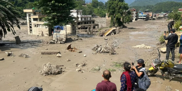 Inundación en Nepal