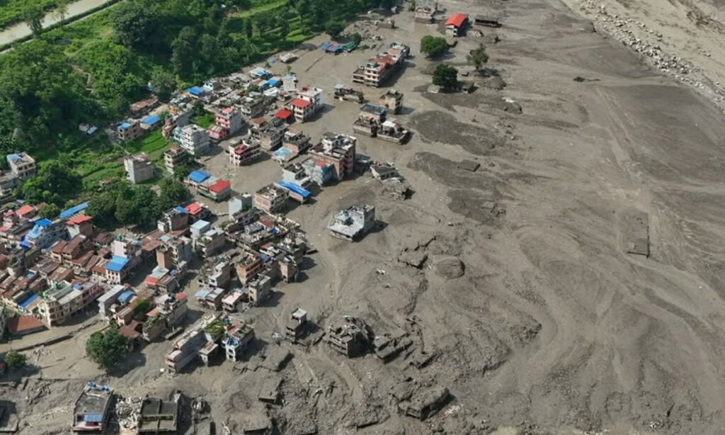 Inundación en Nepal