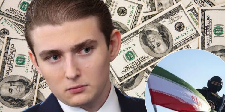 Irán lanza amenaza contra Barron Trump