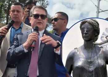 JOH llega a audiencia inicial, señalando: “No existe fraude ni lavado de activos”