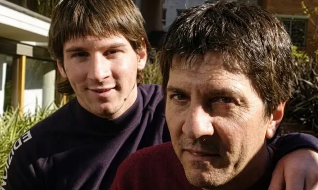 Lionel Messi despide a su padre