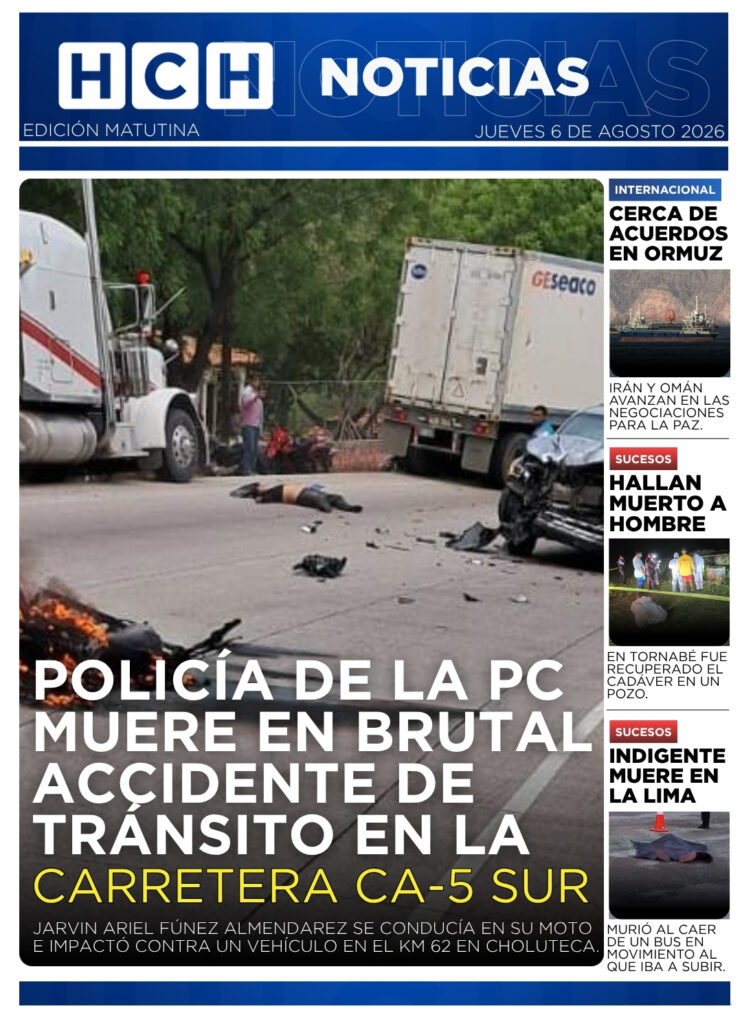 Portada HCH jueves 6 de agosto de 2026 Edición Matutina