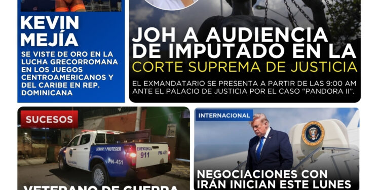 Portada HCH lunes 3 de agosto 2026 Edición Matutina
