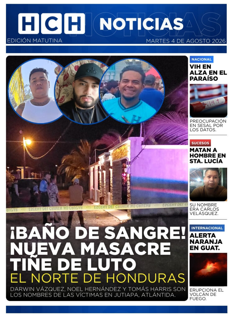 Portada HCH martes 4 de agosto de 2026 Edición Matutina