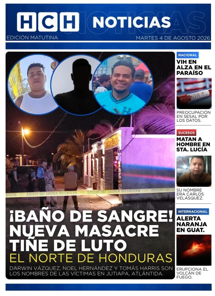 Portada HCH martes 4 de agosto de 2026 Edición Matutina