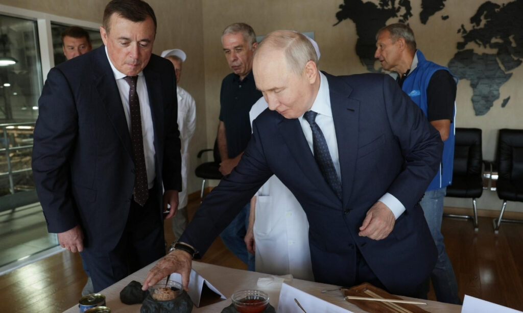 Putin visita las Islas Kuriles