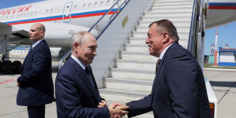 Putin visita las Islas Kuriles
