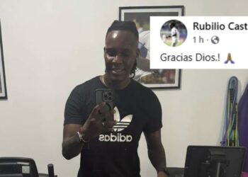 Rubilio rompe contrato con Potros de Olancho y postea una foto que que dice “Gracias a Dios”