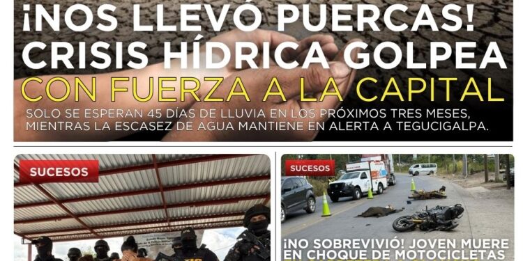 Portada HCH lunes 31 de agosto Edición Vespertina