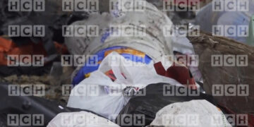 ¡En un basurero clandestino! Encostalado encuentran el cuerpo sin vida de una persona en San Pedro Sula