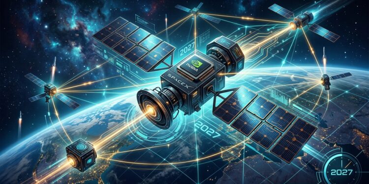 ¡La IA se va al espacio! SpaceX lanzará en 2027 sus primeros satélites con tecnología de Nvidia