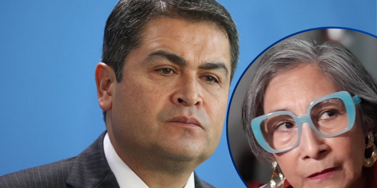 Maribel Espinoza arremete contra Juan Orlando Hernández: “Debió regresar en silencio y alejarse de la política”