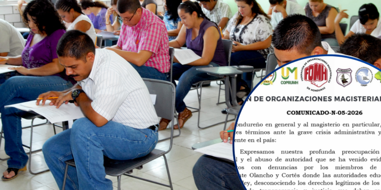 ¡Magisterio en pie de guerra! FOMH exige frenar nombramientos “ilegales” y amenaza con acciones contra autoridades educativas
