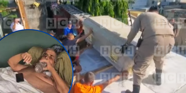 Familiares y amigos cercanos dan el último adiós a Nasser Hilsaca: Considerado el hombre más obeso de Honduras