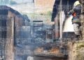 Un hombre muere calcinado tras vertiginoso incendio en una vivienda en Danlí, El Paraíso