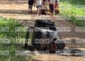 ¡Ni piedad tuvieron! Acribillan a un hombre y luego incendian su cuerpo junto a su mototaxi en Santa Cruz de Yojoa