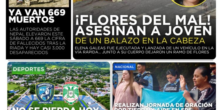 Portada de HCH sábado 29 de agosto de 2026