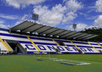 ¡Adiós a los colores de Xiomi! “Papi” pinta de azul y blanco el Estadio Nacional