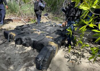 Fuerte decomiso de supuesta cocaína en la zona sur