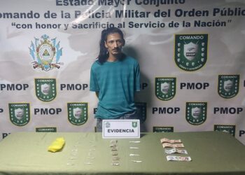 Cae presunto distribuidor de drogas en el Barrio Abajo de Tegucigalpa; decomisan crack, cocaína y marihuana