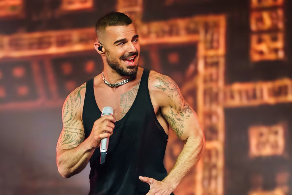 El cantante y actor Ricky Martin